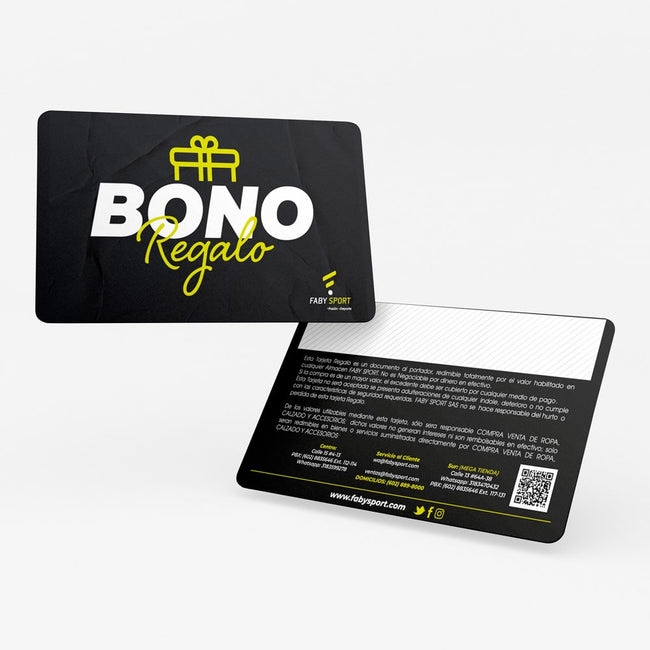 Bono regalo Hover Image