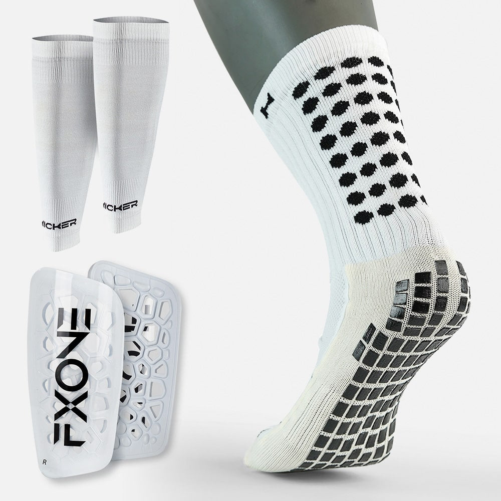 kit futbolero+ (antideslizante, canillera, portacanillera y pantorrillera)