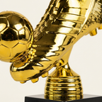 Trofeo botin de oro 18cm