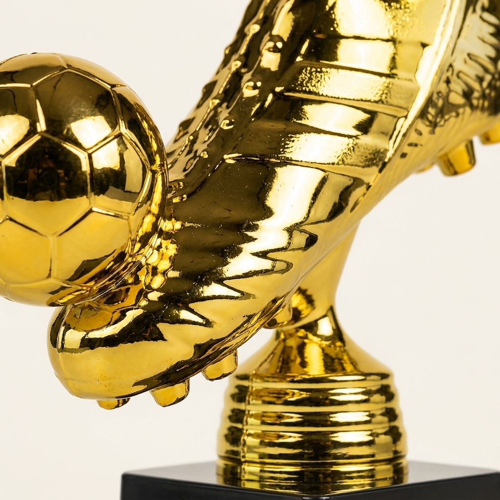 Trofeo botin de oro 18cm