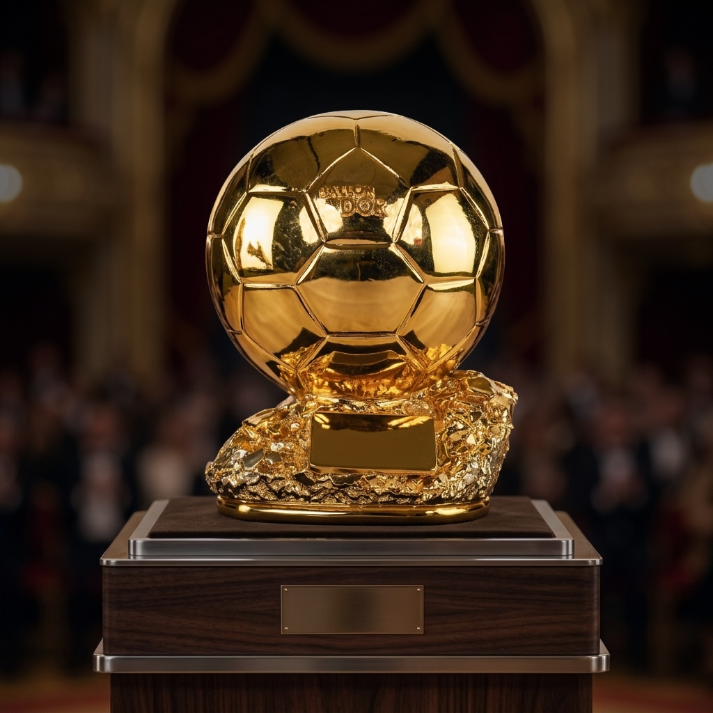Trofeo balón de oro (20cm)