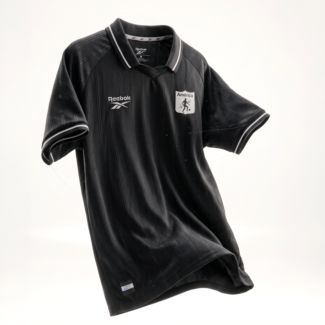 Camiseta oficial América de Cali negra