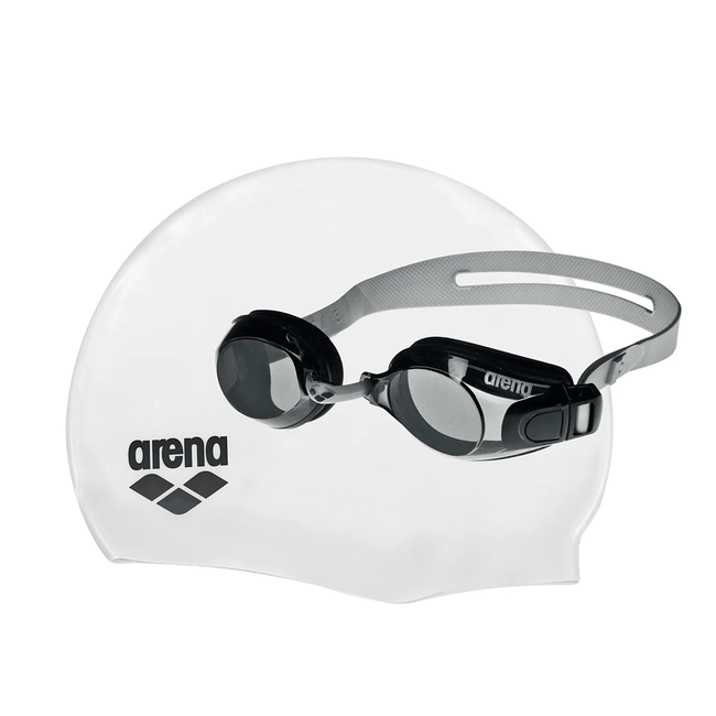 Set arena gafas+gorro natación adulto Hover Image