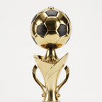 Trofeo estatuilla balón dorado con negro