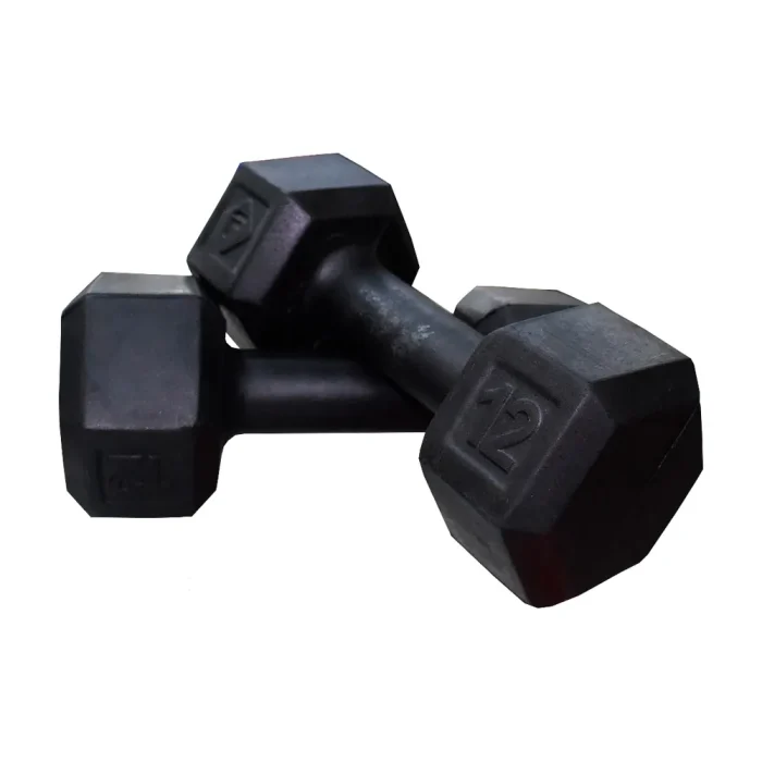 Mancuerna Hexagonal Encauchetada - Imagen 3