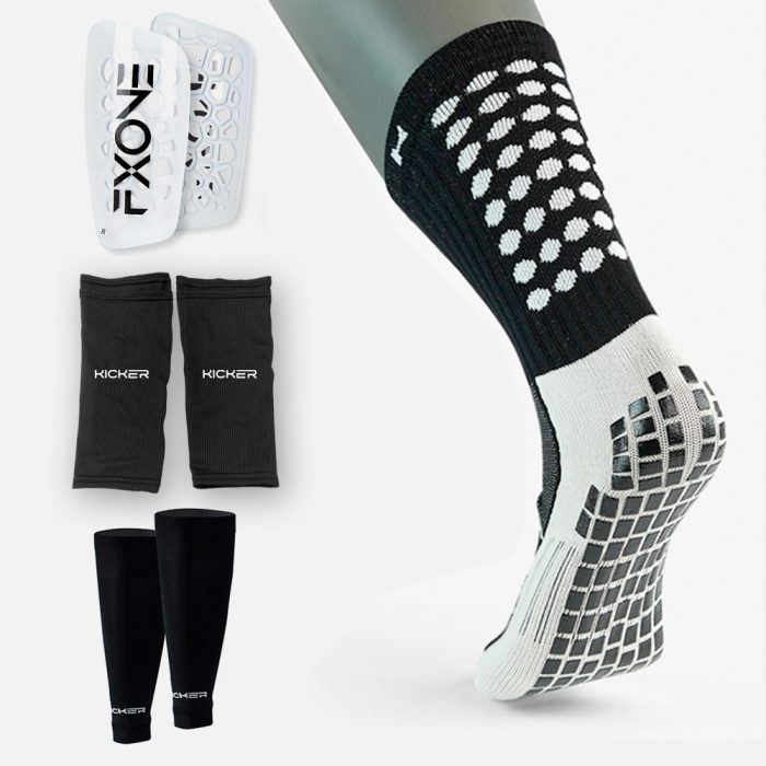 kit futbolero+ (antideslizante, canillera, portacanillera y pantorrillera) - Imagen 2